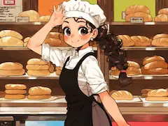 パン屋さんは朝からてんてこまい
