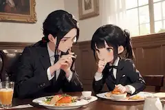 先輩＠お子様とランチ・ディナー