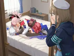 まさかの光景に驚くネモナース
