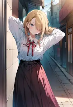 街角の少女