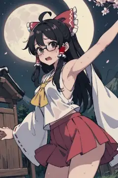 地味で恥ずかしがり屋な【神依禊さん】に無理やり霊夢のコスプレさせる外道イケメン主人公