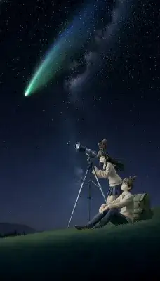 ダンデレちゃん × 望遠鏡（天体観測）おま好きシリーズ番外編