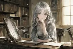 気鋭の女性推理作家の部屋