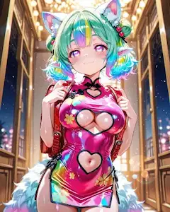 4枚）チャイナ服とランドセル