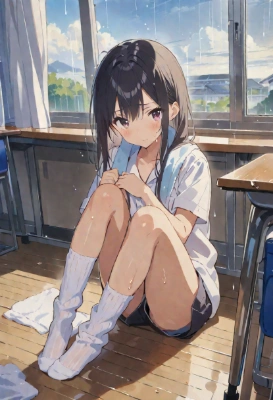 濡れハイソ