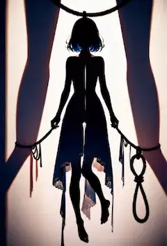 吊るされた影