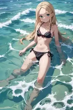 海と少女