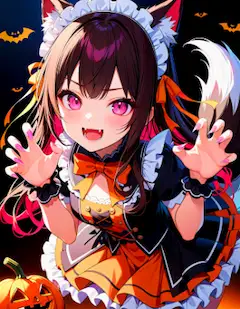 ガオー！オオカミメイドだぞ♪