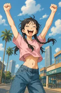 舌だし、変顔は世界を救う