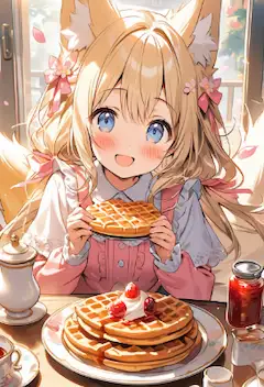 ごほうびワッフル
