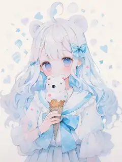 しろくまちゃんとアイスクリーム