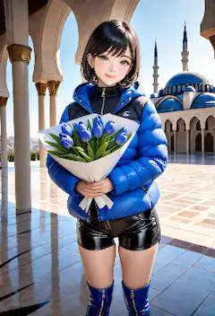 幻の青いチューリップ