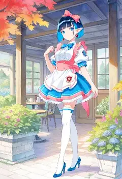 紅葉の静寂、瞳に宿る感情の断片