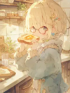 チーズトースト。
