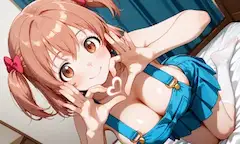 お題:手でハート 企画参加作品 ちぃちゃん