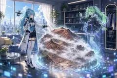 碧衣(2026/08/19、蔵王山のホログラム)
