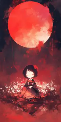 赤い月