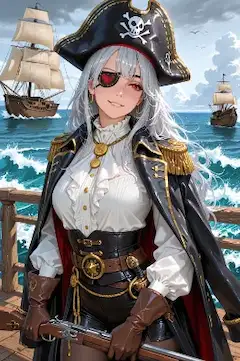 白銀の海賊姫