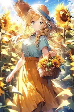 ひまわり畑