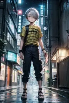 ボーダーシャツの鬼太郎其之四