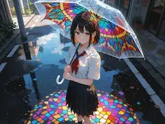 虹色の少女