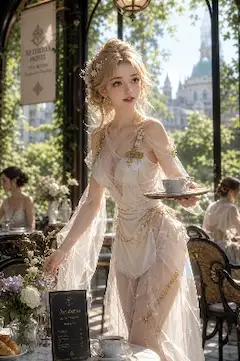 Aphrodite in the Tea Room