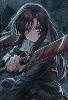 鋸で斬りこむ桂言葉(鮮血の結末）