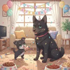 わんぱく子犬のサプライズバークデー