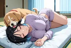 春眠暁を覚えず・・・(´･ω･`)