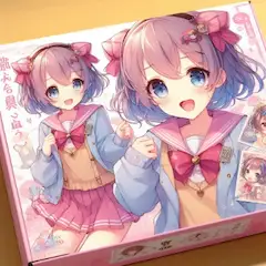 アニメショップに売ってそうな萌えクッキー