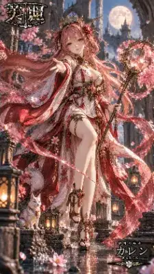 緋月の聖女が月夜に舞う