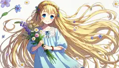 水色スモックドレス3