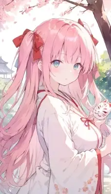 狐のお面…🌸