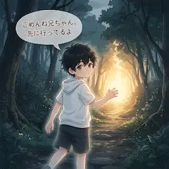 兄ちゃん，先に逝ってるね