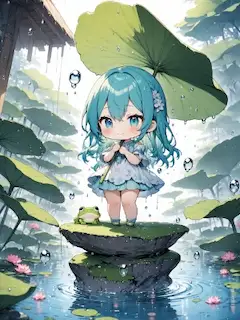 葉っぱの傘