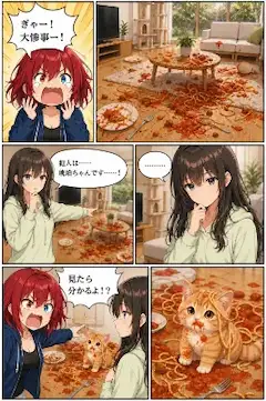 スパゲッティ散乱事件