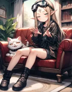 目が合ったら、負けにゃ