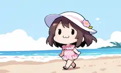 お題:海辺の散歩 企画参加作品画像