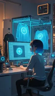 衣服用の3Dプリントマシン