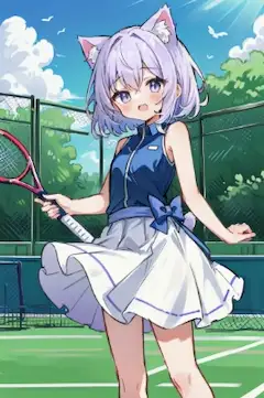 テニスしよ〜