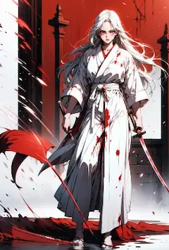刀と美女