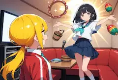 カラオケルームの魔法の瞬間