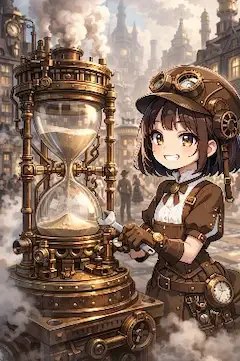 蒸気の街の砂時計