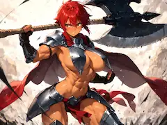 豪快な女傭兵さん