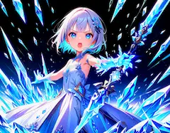 銀の女戦士
