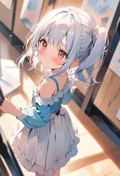 ぎゅ。