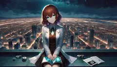 夜景　ー画像のみから物語を生成ー