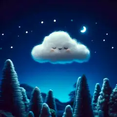 雲も夢を見る夜