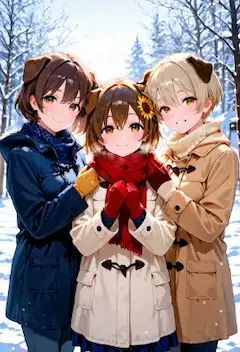 いぬっ娘さん3人衆