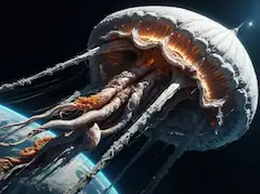 すごく大きいでしょう？惑星も取り込んでるんですよ彼